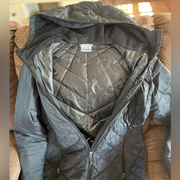 Long Black Columbia Winter Coat - Picture 1 of 4